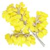 Simulated Banyan Tree Leaves Branches Fake Trees Garden Decoration Leaves 12 Pieces Glued Color Printed Large Simulated Plants