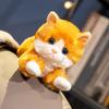 New Animal Doll Cute Cat Holding Pillow On The Bed Holding Doll Sleeping with Doll Plush Toy Birthday Gift