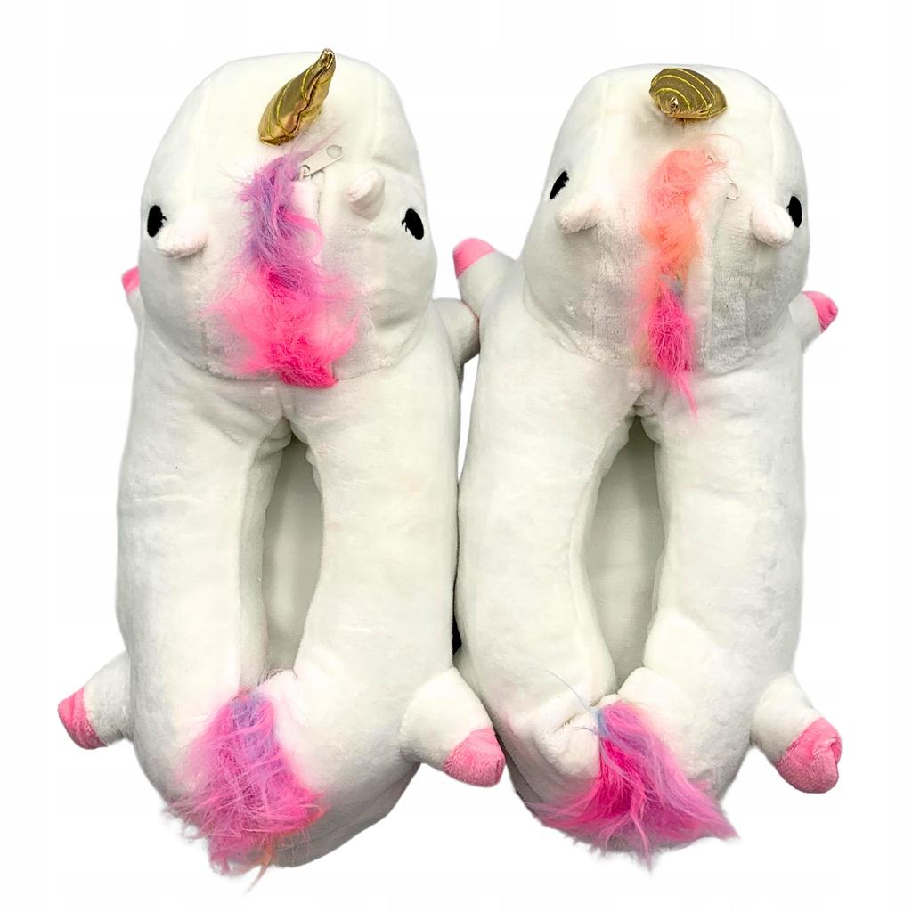 Unicorn Rainbow Winter Slippers For Women, Children, Warm 35-38