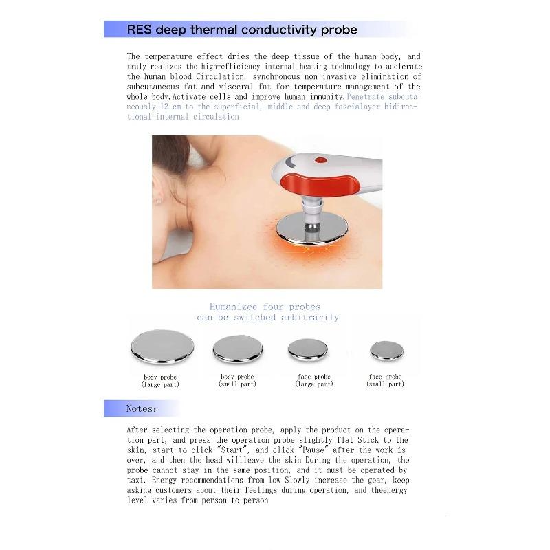 448KHz Face-Specific CET & RET Thermo Therapy Machine - Skin Tightening, Lifting, Anti-Wrinkle & Fat Burning (Weight Loss) Beauty Equipment