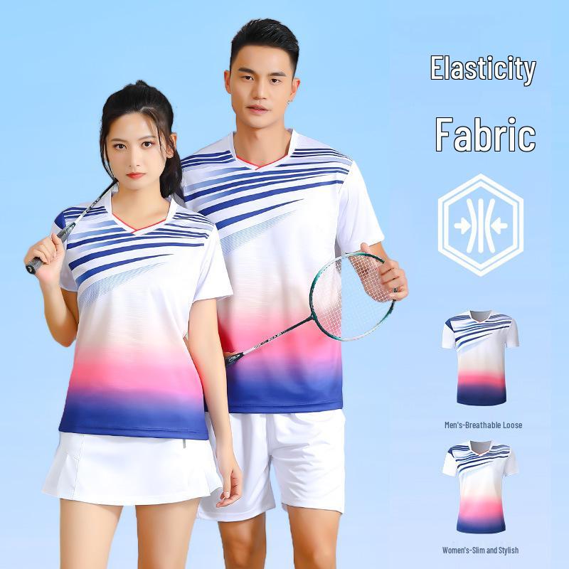 Set Sportivo Estivo Unisex ad Asciugatura Rapida per Badminton, Pallavolo e Tennistavolo