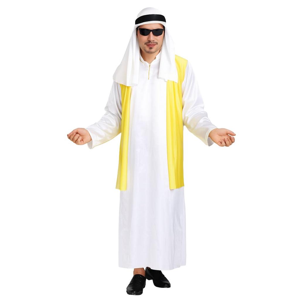 [monoii] Arab Cosplay Oil Tycoon Costume Halloween Millionaire King Costume c530