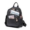 Damen Lederrucksack Bedruckter Moderucksack Weiblicher Reiserucksack