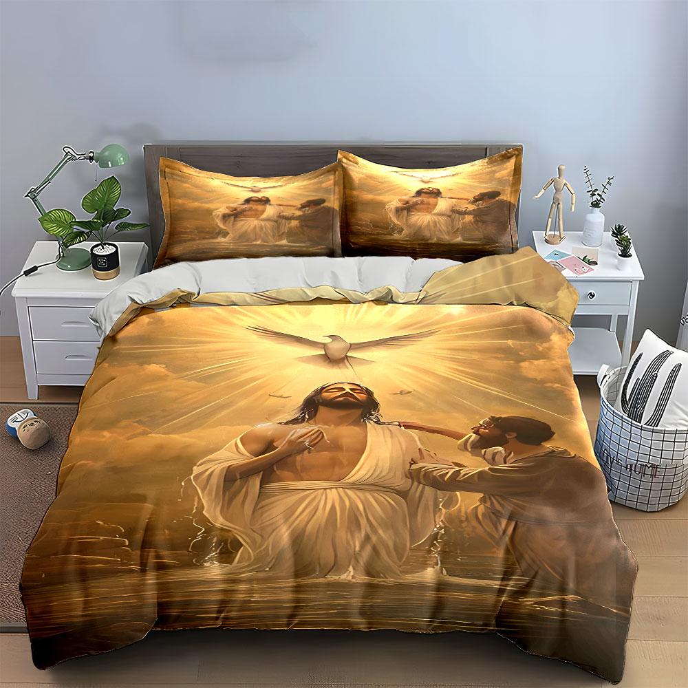 Heaven's Radiant Blessing. Bedding Sets Duvet Covers Pillowcases(1* Duvet Cover 2* Pillowcases Without Duvet Insert)