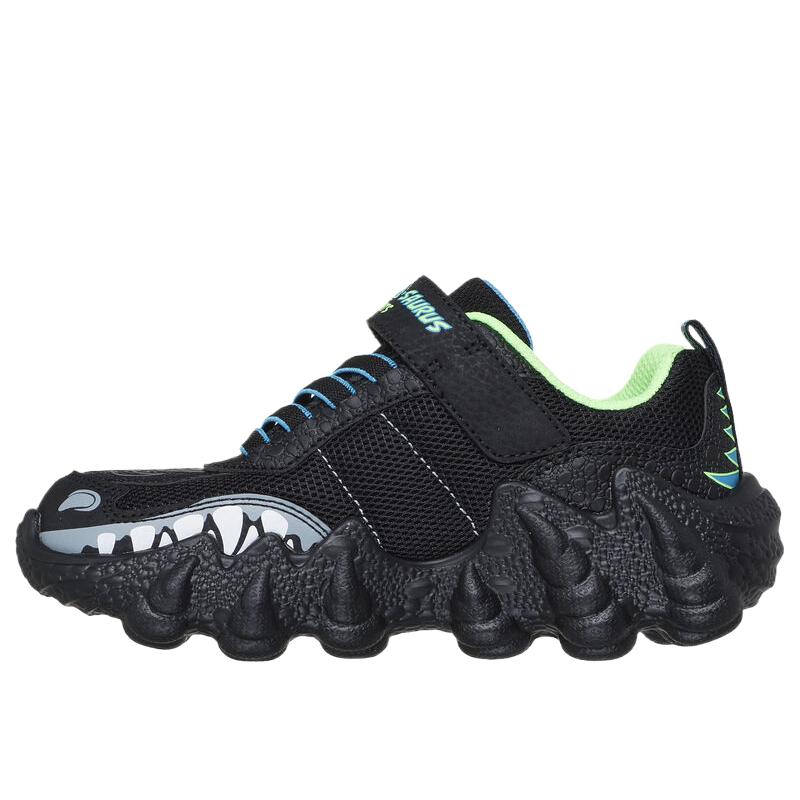 Skechers Skech-O-Saurus Light 2.0 Fashionable Comfortable Mid-Top Casual Shoes Kids sneaker Black 400121L-BBLM