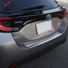 For Toyota Yaris   Stainless Steel outer Rear Bumper Protector Sill Trunk Rear guard plate Cover Trim accessories