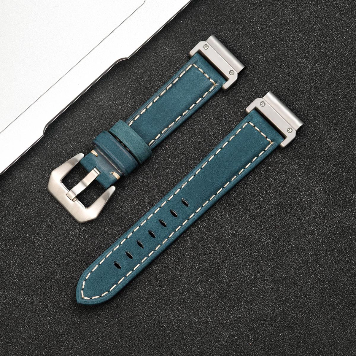 

Ремешок Quickfit 26 мм 22 мм для Garmin Epix Pro 51 мм 47 мм Tactix 8 7 Pro Fenix 8 7 7X Enduro3 Аксессуары для часов из натуральной кожи 26mm