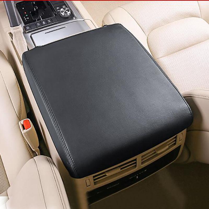 For Toyota Land Cruiser 200 LC200 2008- Durable Leather Car Vehicle Center Console Armrest Cover Lid Protective Case