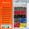 Pure Copper Cold Crimp Terminal Set - Pin Type Wire Lug & VE Tube Crimp Connector with Quick Press Wire Cap & Crimping Pliers