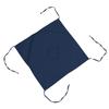 Galette de chaise - EDEN - Nelsen - 4 rabats - 40 x 40 cm - Pétrole