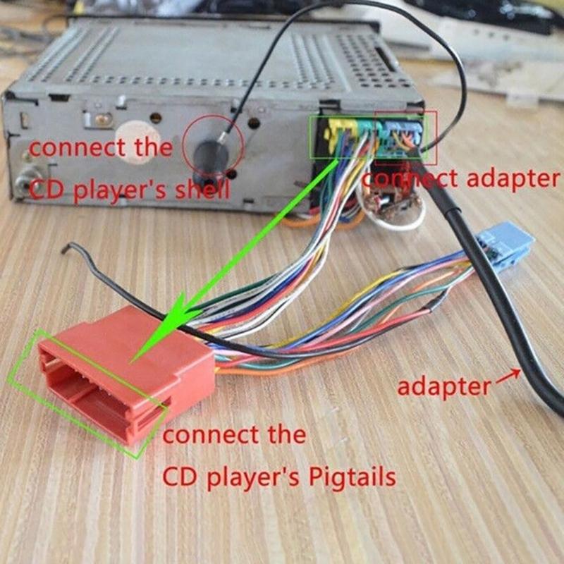 Car Radio Adapter With Builtin Microphone For Seamless Connection And High Fidelities Sound In Select Vehicle Models