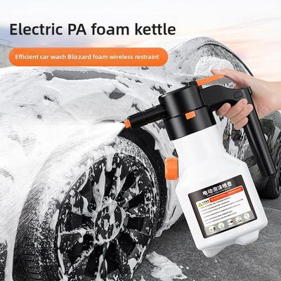 Elektrische Schaum Sprayer Tragbare Mit Usb 2l Wiederaufladbare Cordless Für Auto Schönheit Und Reinigung Auto Waschen Zubehör P7f4