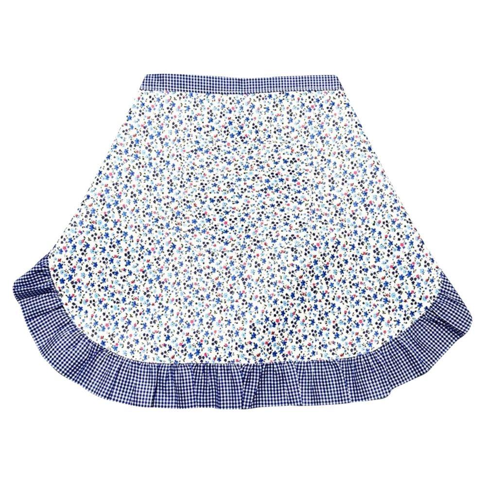 Lace Waist Apron Thin Waiter Half Waist Apron Maid Costume Short Apron  Kitchen