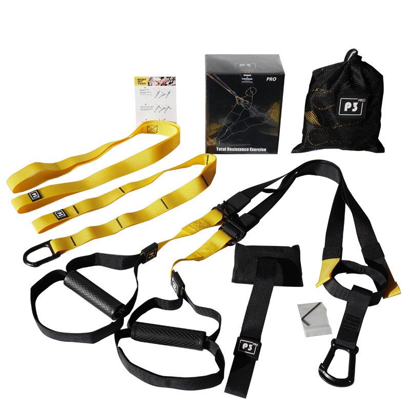 P3TRX Home Suspension Trainer: Fitness Straps, Resistance Bands, & Yoga Exercise Equipment