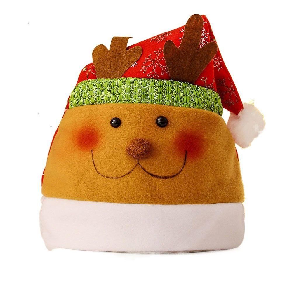For Men Snowman Beanies Elk Korean Winter Cap Cartoon Plush Hat Santa Claus Christmas Hat