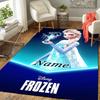 Custom 1Pc Elsa'S Magical Sparkle Rug Office Carpet Indoor Outdoor Entrance Doormat Nonslip Soft And Comfortable Living Room D91671