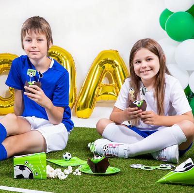 Soccer Popcorn Boxes 6 Pcs