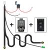 H10 H12 Fog Lights Wiring Harness For Toyota Camry Corolla Verso Hilux Land Cruiser 90 Carina E Lexus IS200 IS300 Switch Relay