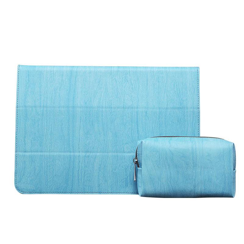 Slim TPU Laptop Sleeve Case MacBook Air 13 Inch Pro Shockproof Wood Grain Design