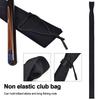 Multifunktionale faltbare Angelruten-Tasche Nicht elastisch Tragbar Köderruten-Tasche Schwarze Angelruten-Schutzhülle