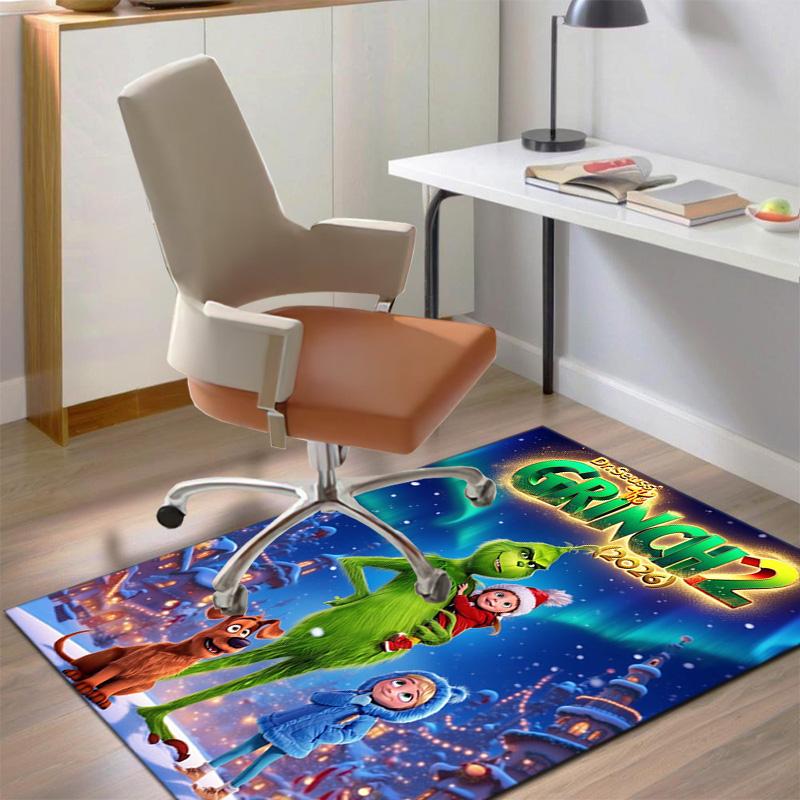 Christmas Gift Comedy Movie How the Grinch Stole Christmas carpet home living room decoration table and chairs anti slip door mat carpet A16