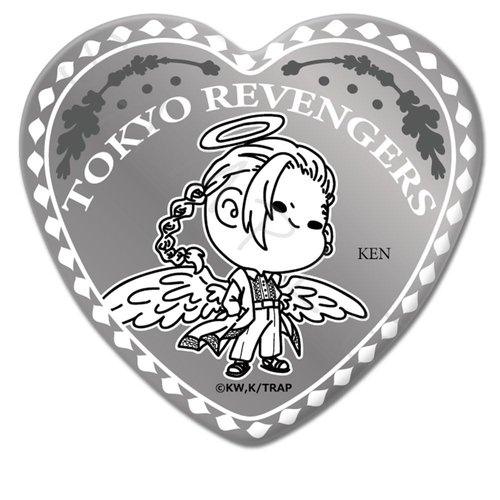 

Ken Ryuguji 6th edition can badge Mocho YC Tokyo Revengers Heart-shaped