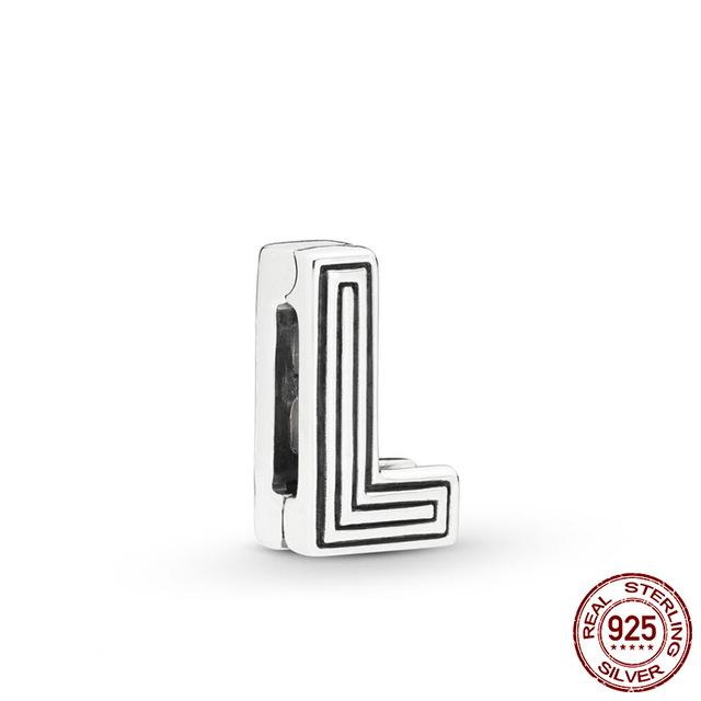 New Copper A-Z26 English Letter Bonded Beads That Can Be Freely Combined Are Fit For Flat Bracelets Diy Fine Jewelry