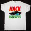 Information Society Hack White T-Shirt Band Tee New