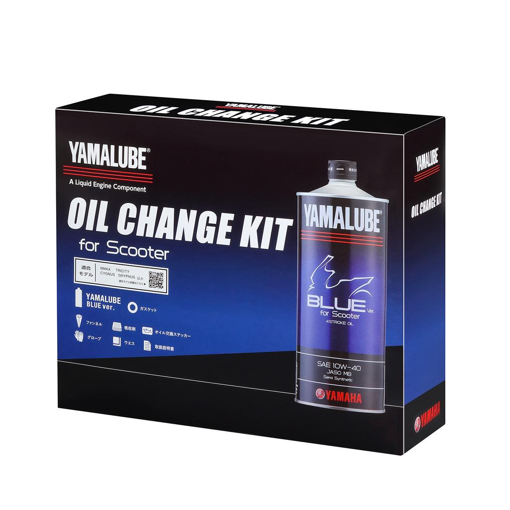 YAMAHA Motor (Yamaha) Ölwechsel [Alles-in-Einem] Kit F-Typ YAMALUBE Blaue Version für Roller, 1L x 1 Flasche (Q2L-YSK-Y01-006)