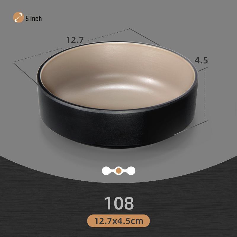 Commercial Melamine Two-Color Drop-Resistant Teacup and Imitation Porcelain Dish Set for Hot Pot Cuisine with Compartments.