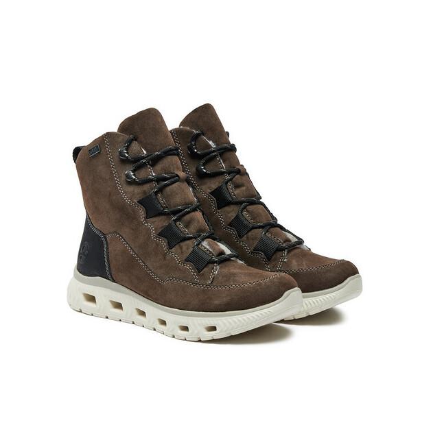 Rieker M6012-25 Brown Ankle Boots