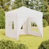 VidaXL Foldable Reception Tent with Walls Camping Gazebo Outdoor Pavilion Garden Gazebo Marquee Patio 93503