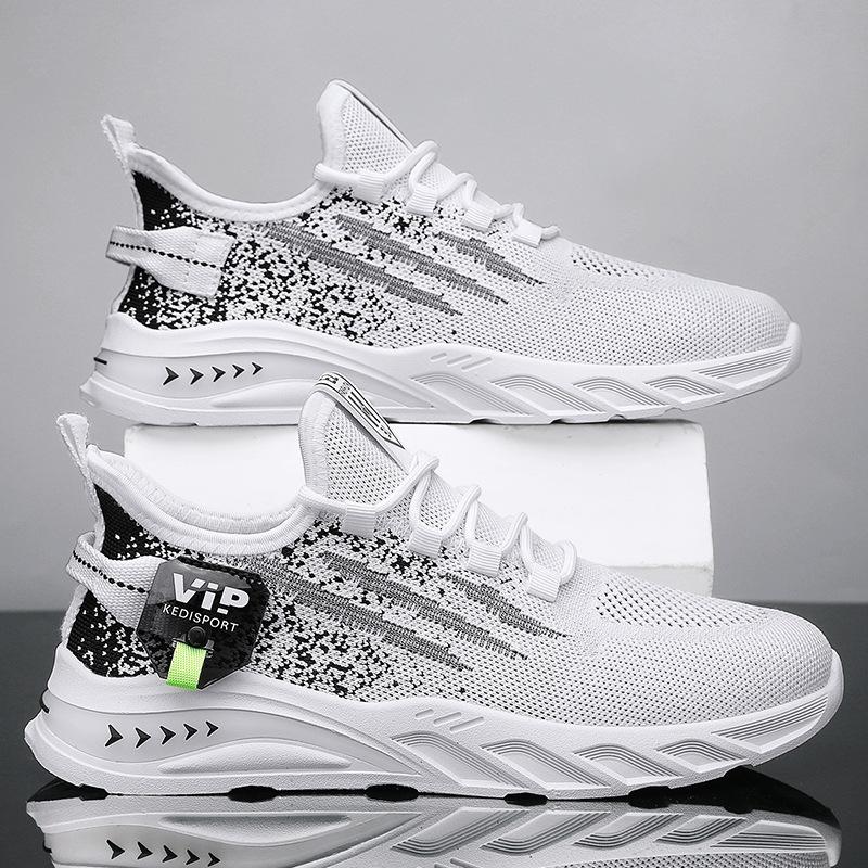 

Дышащая Тонкая Сетка Модная Обувь 2025 Лето Новые Мужские Повседневные Кроссовки Универсальный In Style 39 белый