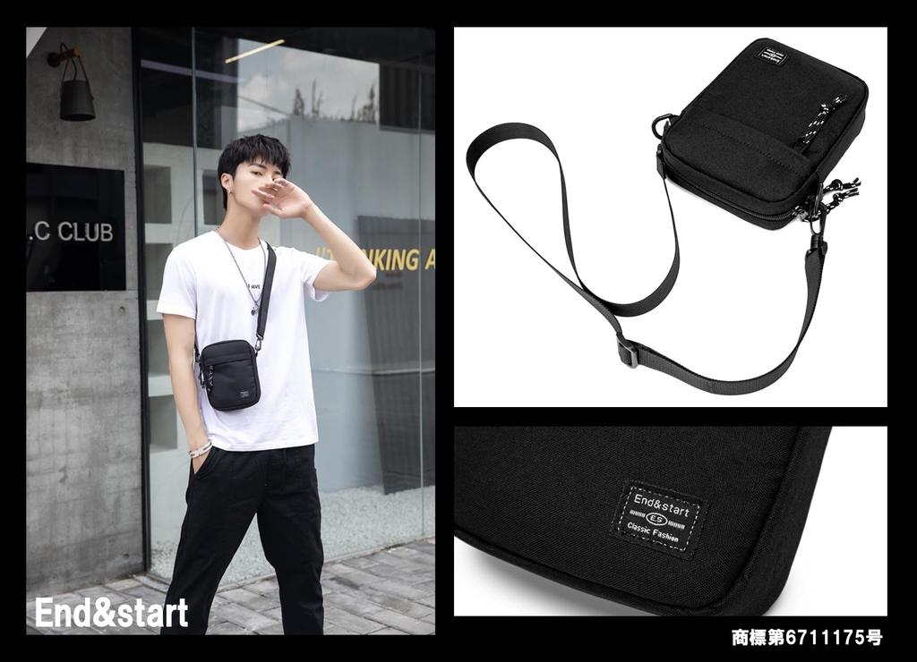 Freak Daikanyama Mini Shoulder Crossbody Simple Waist Black Bag, Bag, Men's Pochette, Sacoche, Lightweight, Pouch,