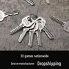 Universal Fire Door & Utility Room Key for Lock Cylinder & Electric Meter Access