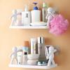 1-10PCS Durable Wall Storage Rack No Drilling Easy Installation Organizer for Bathroom Kitchen Makeup and Room Decoration