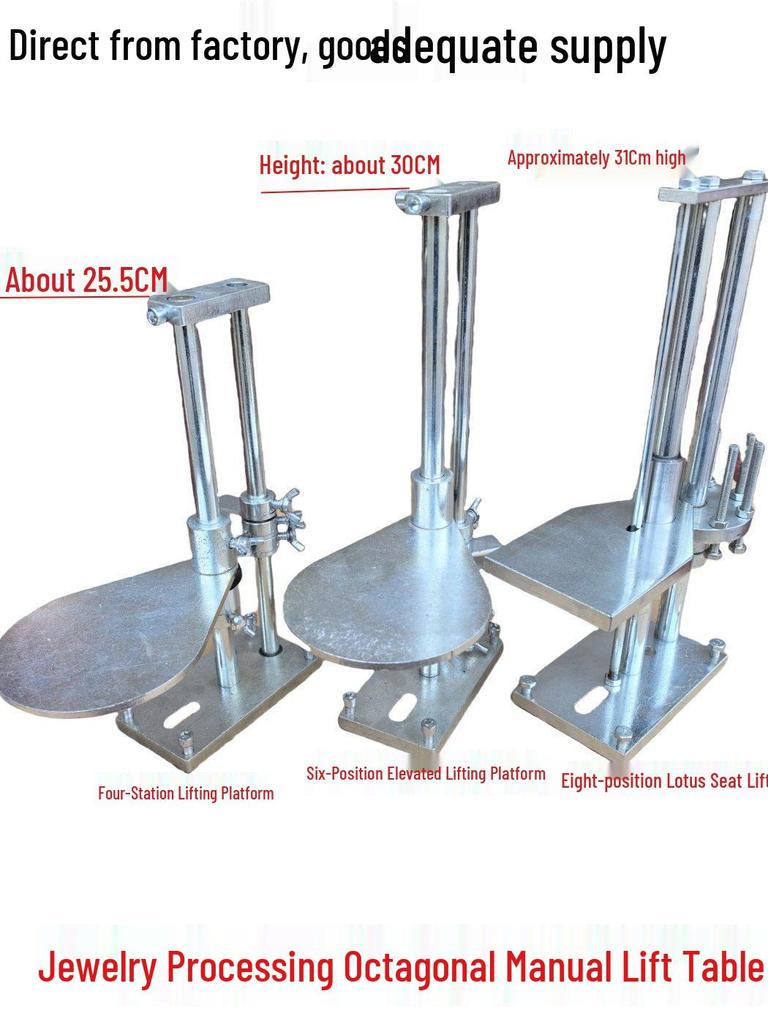 Octagonal Gemstone Grinder Lifting Table Platform