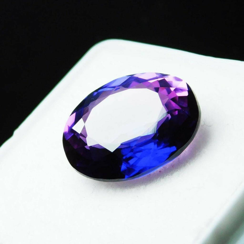 Oval Natural Color Change Sapphire 7.56 Ct Fabulous Certified Loose Gemstone