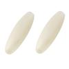 Musiclily Pro Inch-Tone Plastic Strat Tremolo Arm Caps for USA/Mexican Strat-Style Guitars, Aged White (Pack of 2)