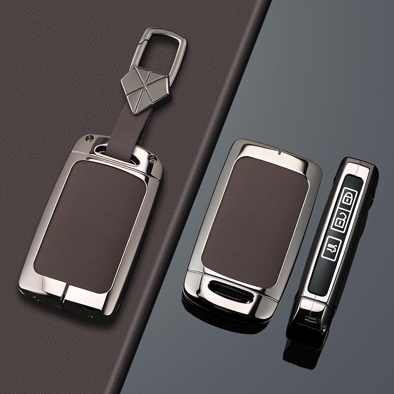 Mazda 3 Key Case with Angkesaila Buckle for CX4/CX5/Atz/CX30 - High-End Shell Bag for Men and Women