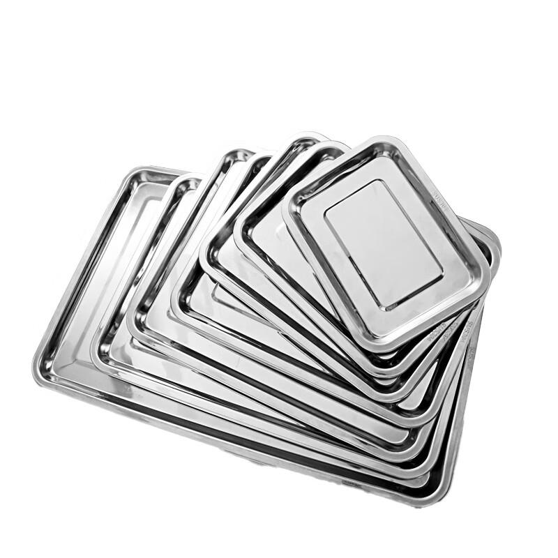 Fengzhi 304 Extra Thick Stainless Steel Square Tray