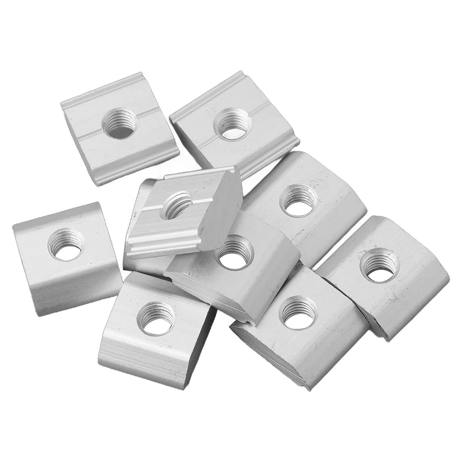 

10Pcs Solar Panel Mounting Brackets Aluminum Alloy Clamp For Framed Panels Solar Photovoltaic Support Accessories China Mainland