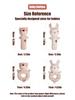1PCS 0-6 months Baby Hand Shaker Newborn Comfort Toy Baby 0-1 Year Old Toy Baby Stick and Round Rattle