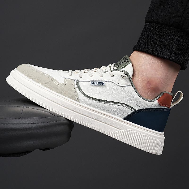Little white shoes 2025 autumn new popular one-pedal board shoes versatile non-slip breathable trend sports and leisure shoes men