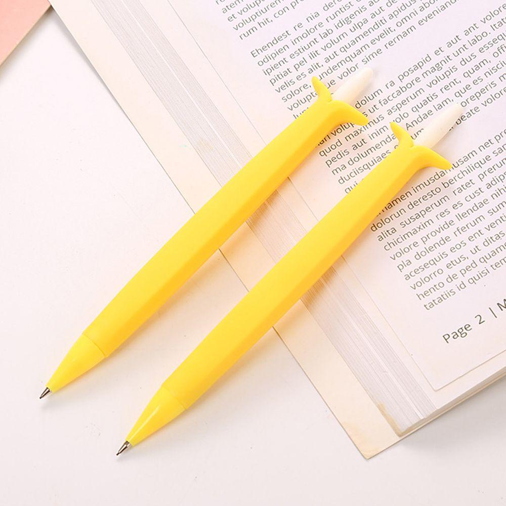

School Writing Supplies Office Students Press Pens Automatic Pen Mechanical Pencil Stationery banana