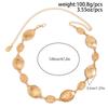 Ingemark Vintage Elliptical Carved Coin Waist Belly Chain for Women New Trend Sexy Adjustable Metal Belt Summer Body Jewelry