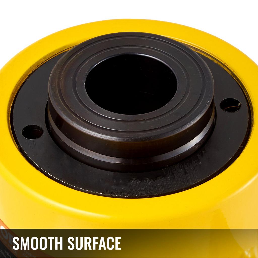 VEVOR 30Ton 10.2 Cm Stroke Hollow Hydraulic Cylinder Jack 29937.1 Kg Lift Cylinder Industrial Durable Automotive Body Bending