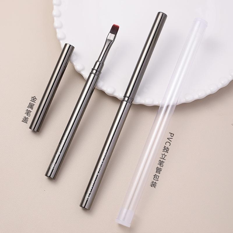 Metal Rod Nail Art Brush Set: Gel Polish, Painting, Flower & Liner Brushes