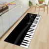 Tappeto stampato in 3D serie tastiera di pianoforte, tappeto grande, tappeti per soggiorno camera da letto, tappeti per cucina Tappetini antiscivolo