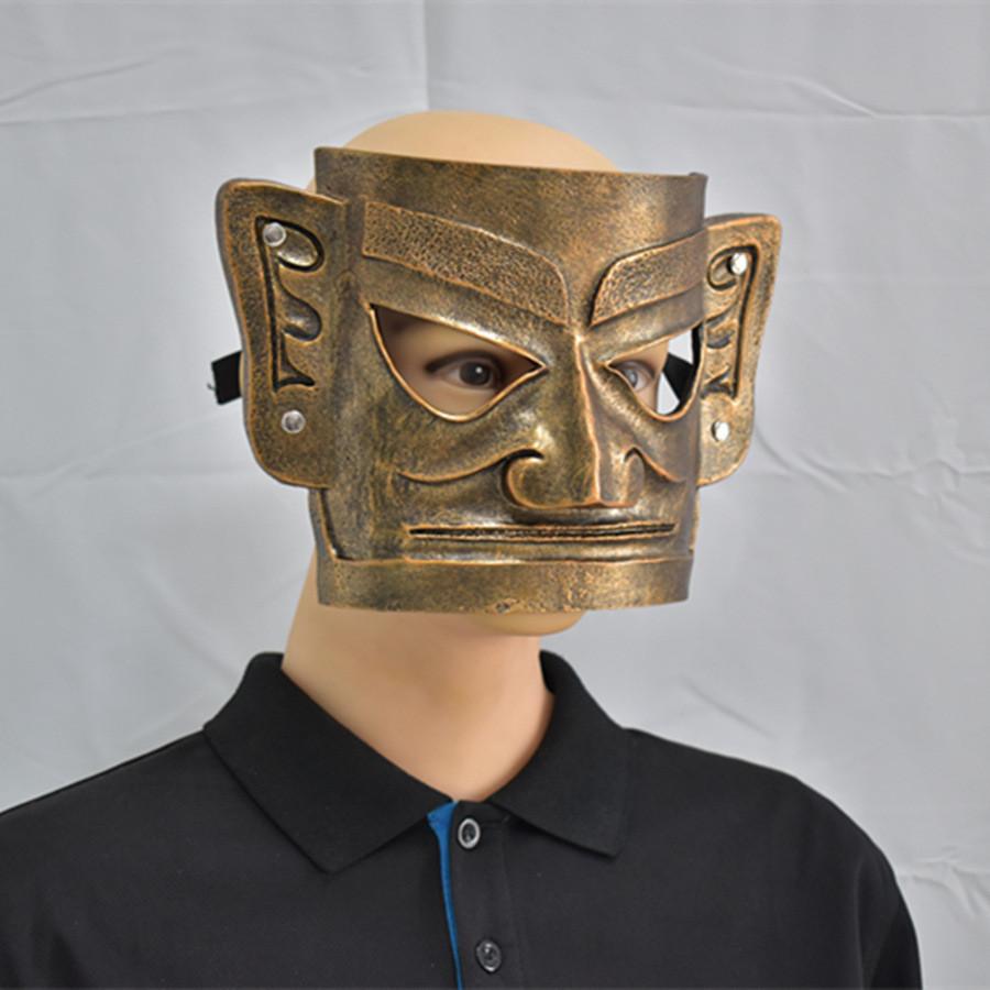 Retro Inspired Resin Face Mask For Themed Events And Halloween Costume Parties